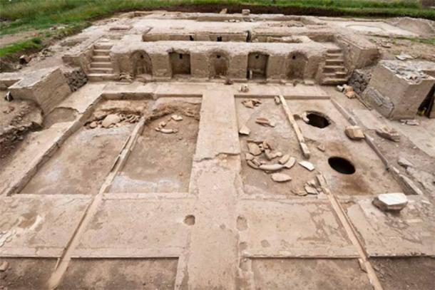 View of the excavated winery at the Villa of the Quintilii on the Via Appia Antica, Rome. S. Castellani. (The Conversation/Author provided)