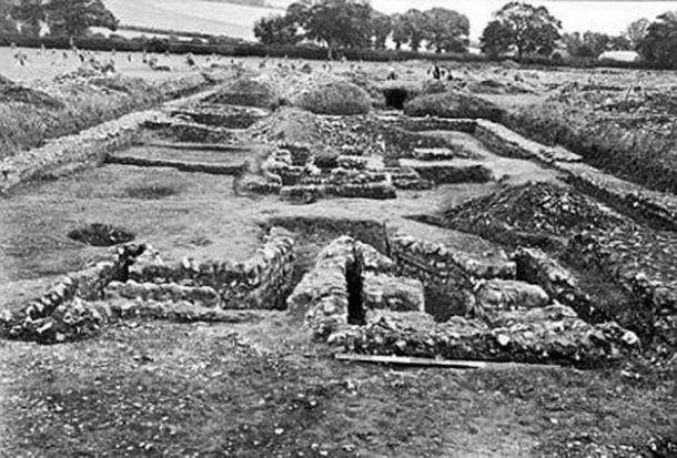 In 1912, Alfred Cocks led the original excavation at Yewden Villa. Evidence and his report from the excavation were housed in the Buckinghamshire County Museum archives and rediscovered by Dr. Jill Eyers, who led a new study on the site. (BBC / 360 Production / Buckinghamshire County Museum)