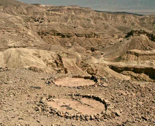 The excavation area in the Eilat hills. (Itamar Taxel/Israel Antiquities Authority)