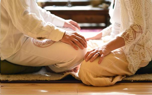 A couple engaged in a tantric meditation. Source: Cubodeluz/Adobe Stock This article 