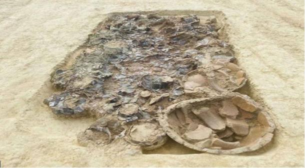 Burial items of Picene Prince, found under burial mound in Corinaldo, Italy. Source: University of Bologna/ Città di Corinaldo