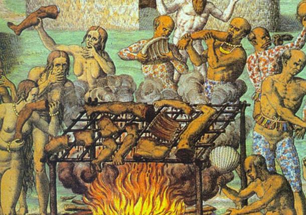 Cannibalism in Brazil as described by Hans Staden in the 16th century