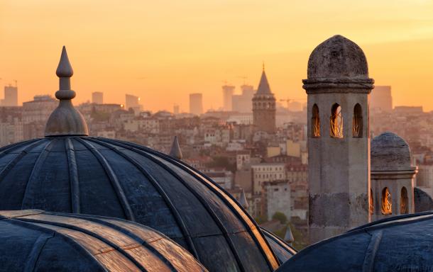 View across Istanbul (ancient Constantinople).