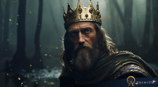 AI portrait of King Alfred the Great 