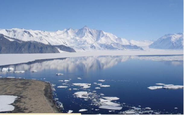 Mt. Herschel, Antarctica in the wintertime