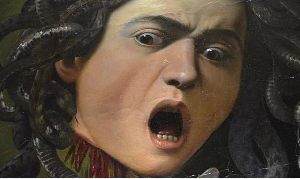 Top image: Medusa by Caravaggio, 1597, shocked ancient Greece. Source: Uffizi Gallery/CC BY-SA 2.0 