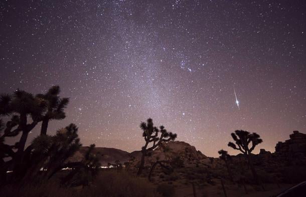 Taurid meteor shower, Joshua Tree, California, 2015.