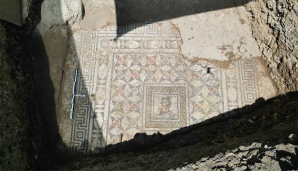 Mosaic depicting the Muse, Calliope, excavated in Side, Turkey. Source: Republic of Türkiye Ministry of Culture and Tourism