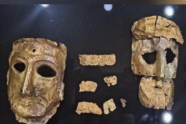 Elamite Gold Masks Amongst Others Recovered in Iran Undercover Operation