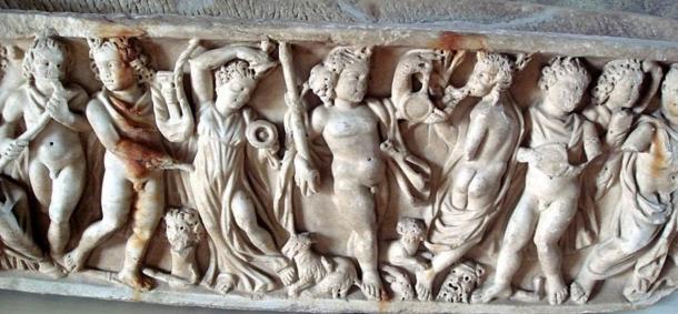 A second-century Roman sarcophagus shows the mythology and symbolism of the Orphic and Dionysiac Mystery schools.