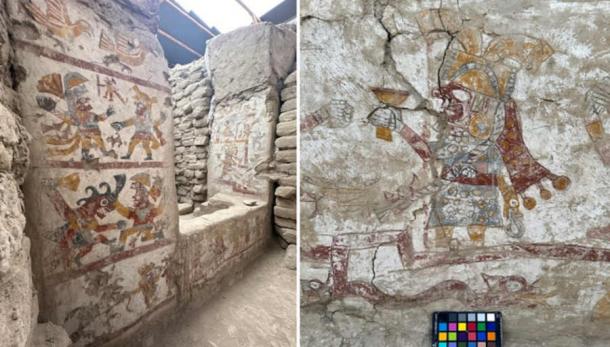 Painted Throne Room of a Powerful Moche Woman Revealed at Pañamarca