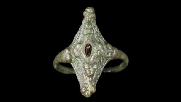 The Pictish ring photographed by National Museums Scotland