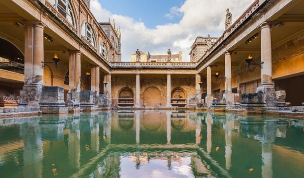 Roman Baths in Bath, England.