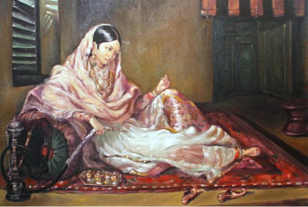 : 'Lady in Muslin', painted by Francesco Renaldi, Dhaka, 1789.