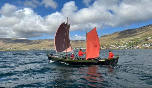 The Viking replica boat, Naddoddur.