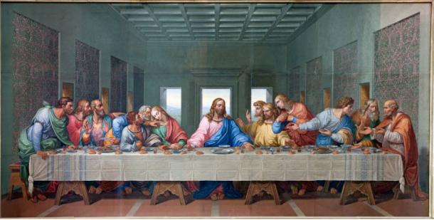 Vienna – Copy of Mosaic of Last supper by Leonardo da Vinci. Source: Renáta Sedmáková/Adobe Stock