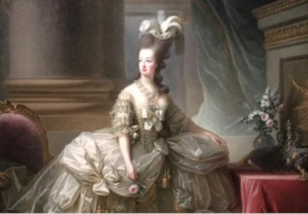 Marie-Antoinette en grand habit de cour - 1778 - Elisabeth Louise Vigée Le Brun.