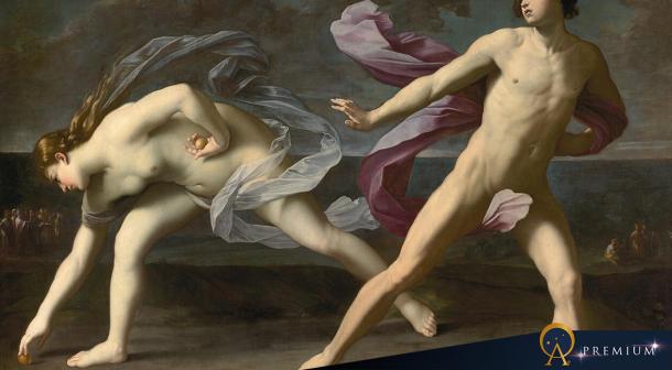 Hippomenes and Atalanta by Guido Reni ca. 1618-1619.