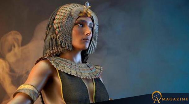 AI image of an ancient Egyptian Queen.