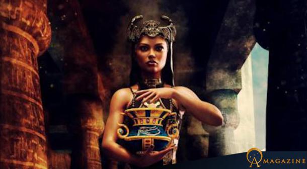 AI image of ancient Egyptian sorceress. 