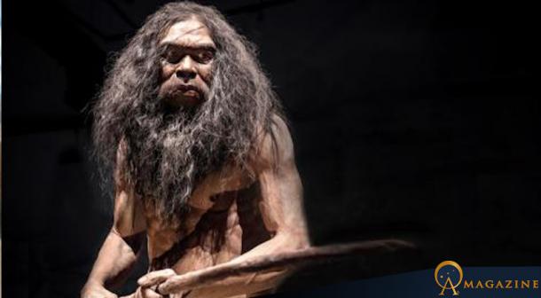 Homo heidelbergensis at the Rama 9 Museum in Bangkok, Thailand. 