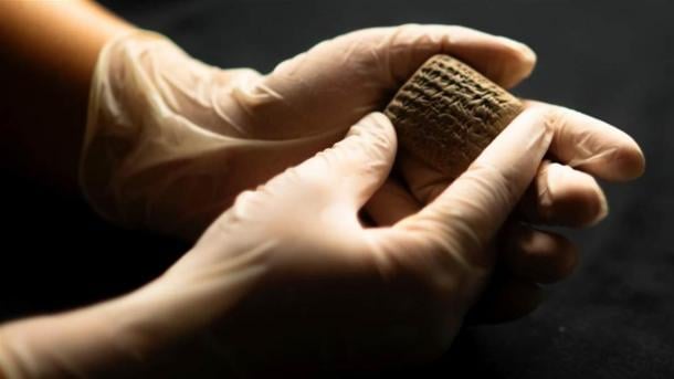 3,500-year-old cuneiform tablet found at Accana Mound, Hatay, Turkey. 