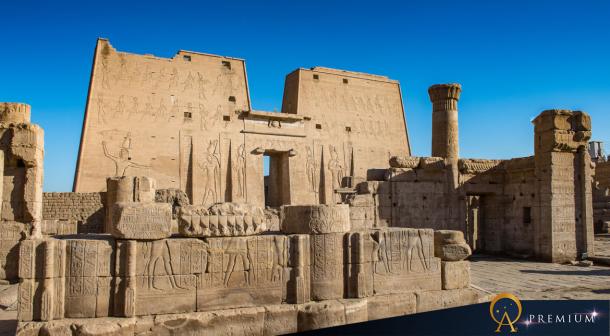 The Ptolemaic Temple of Horus at Edfu.