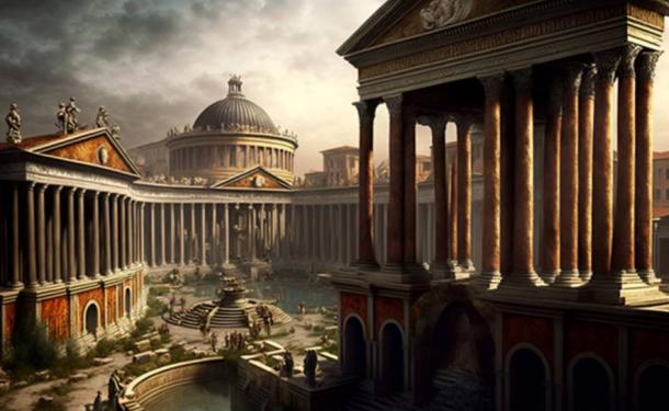 AI image of the Roman Republic