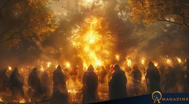 Representative image of a Samhain celebration.