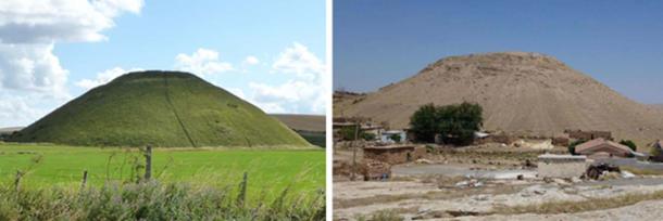 Can the Bible, Bones and Bronze Age Jugs Finally Pinpoint the Tabernacle that Housed the Ark of the Covenant? Identical-man-made-hills