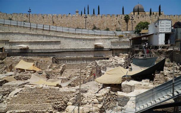 Excavación de estacionamiento en Jerusalén. (Autoridad de Antigüedades de Israel)