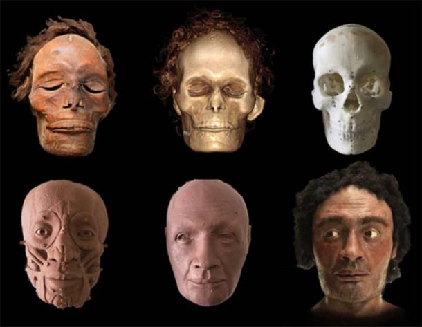 Reconstrucción facial basada en las imágenes de computadora.  (Imagen: Proporcionada por el autor. Juan Villa / Story Producciones.)