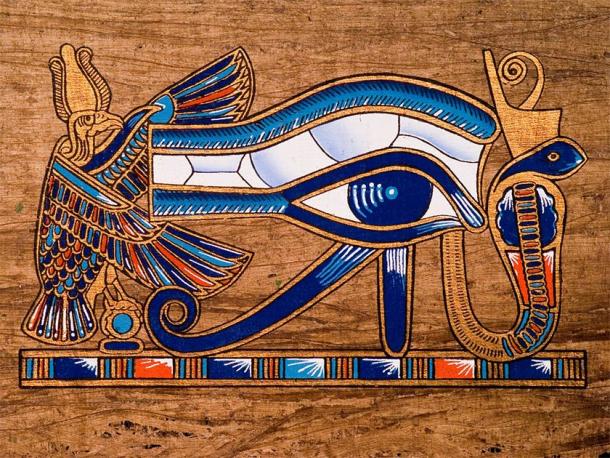 The famous eye of Horus as painted on a piece of papyrus (Jose Ignacio Soto / Adobe Stock)