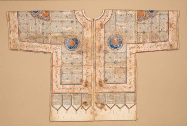 A Talismanic shirt made in India in the 15th or 16th century. (Metropolitan Museum of Art / Public Domain)