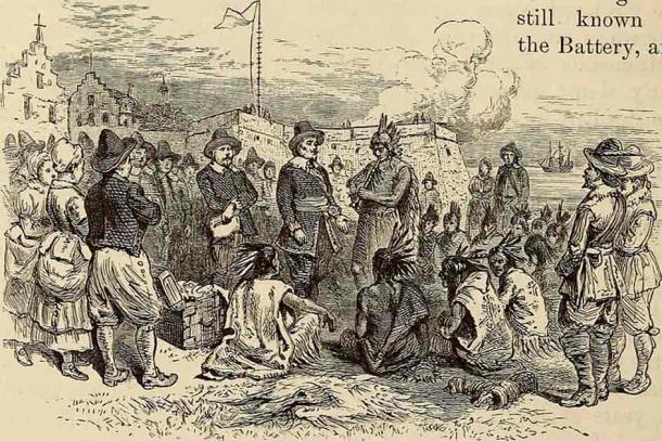 It is believed that the Algonquian nation absorbed the Roanoke colonists (William Cullen Bryant and Sydney Howard Gay / Public Domain)