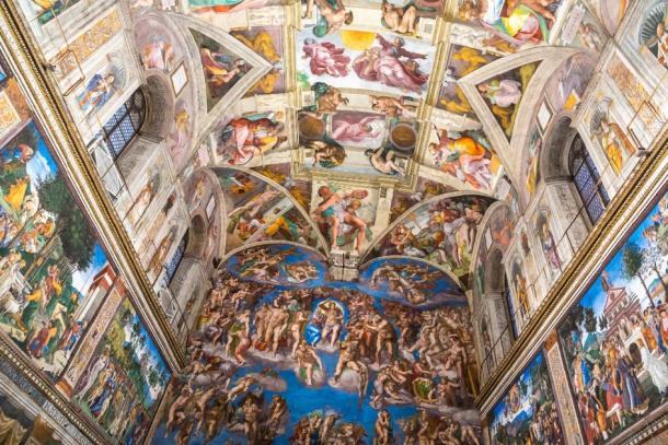 Michelangelo’s painting of the Sistine Chapel ceiling in the Vatican. (Sergii Figurnyi / Adobe stock)
