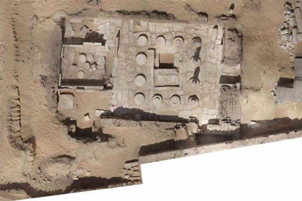 The rectangular tomb complex of Panehsy is situated north of the tomb of the famous Maya, a high-ranking official from the time of Tutankhamun. (Ministry of Tourism and Antiquities)