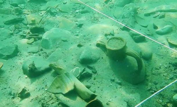 Finds on the sea bed showcase the harbor’s past as a key waypoint along Black Sea trade routes (IHA / Anatolian Archaeology)