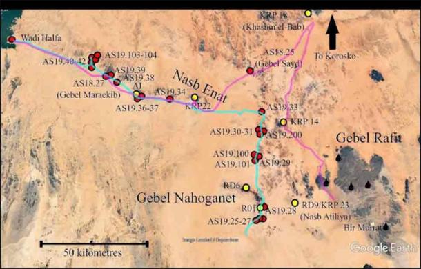 New sites discovered on surveys in Eastern Sudan. (The Atbai Survey Project/The Conversation)