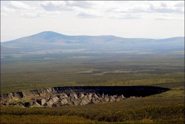 Such 'thermokarst depressions' can be observed in the north of Canada, but Batagaika is two-to-three times deeper. Pictures: Alexander Gabyshev, Research Institute of Applied Ecology of the North