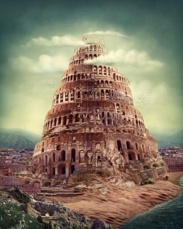 Existen muchos paralelismos mitológicos que relacionan una historia con la de la Torre de Babel.