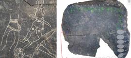 Images of the slate recovered
